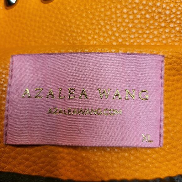 Azalea Wang Graffiti Screams Jacket Womens XL Moto Studded Faux Leather WX055D - Picture 2 of 15